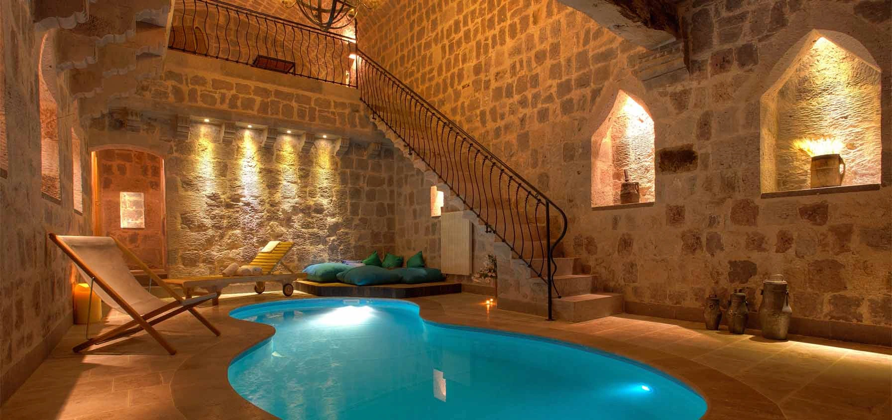 Splendid Suite private pool terrace at Argos in Cappadocia
